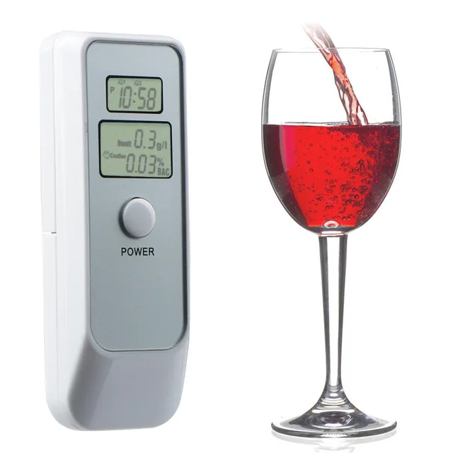 Profesional Digital Breath Alcohol Tester Breathalyzer Alcotester With Clock For Level Testing Car Gadget | Инструменты