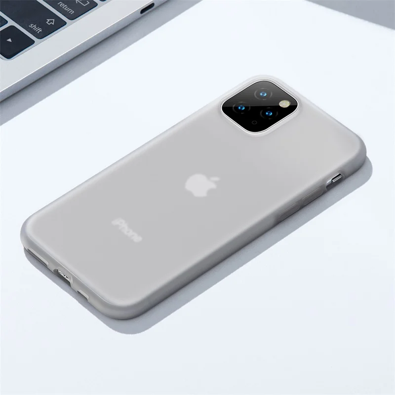 Baseus жидкий силиконовый чехол для iPhone 11, мягкий гелевый Чехол для телефона для iPhone 11pro 11pro Max, чехол для телефона, защитный чехол для телефона - Цвет: Черный