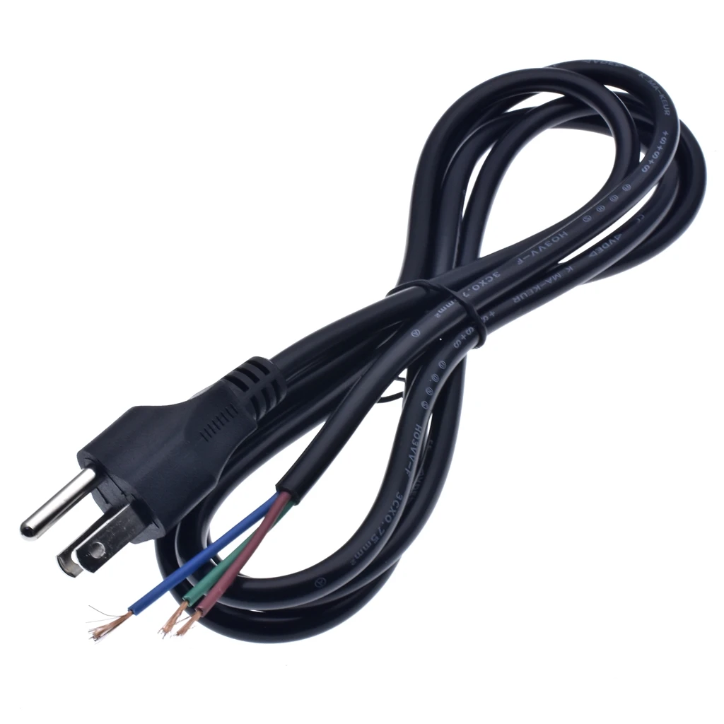 Электрический провод с вилкой для ЕС США Великобритании Австралии 1 5 м шнур