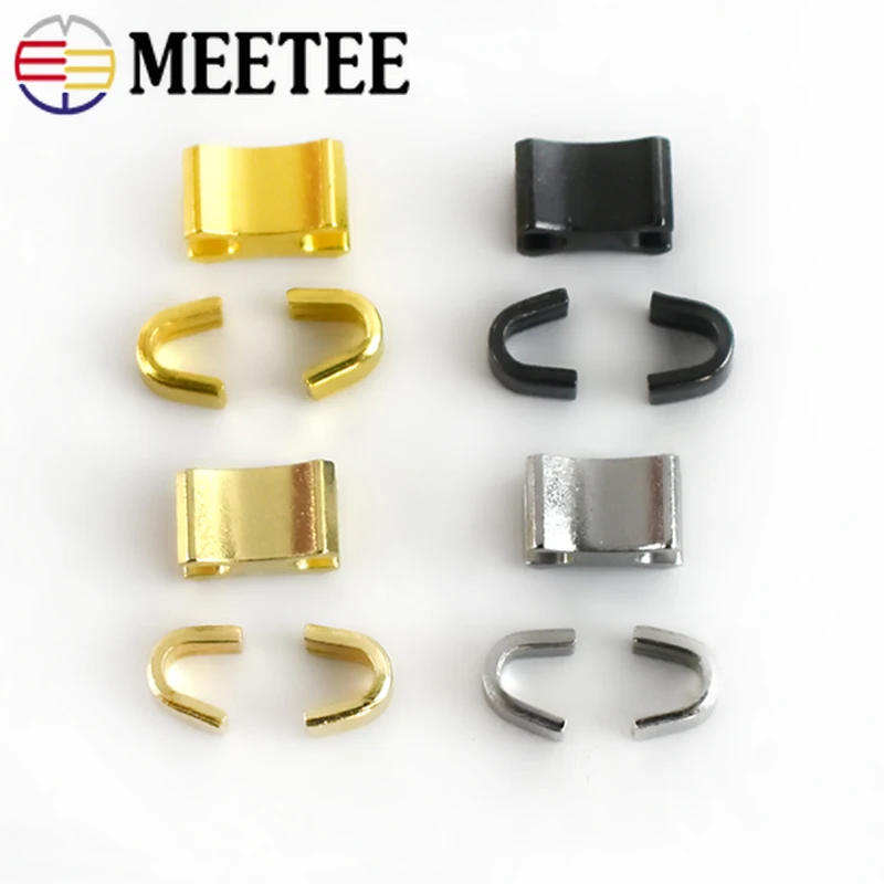 Медная застежка-молния Meetee U нескользящая застежка для металлических
