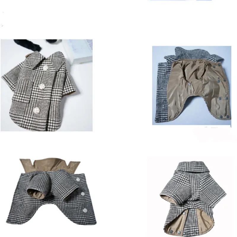 Зимнее пальто для собак куртка теплый костюм собаки одежда щенков йоркширского