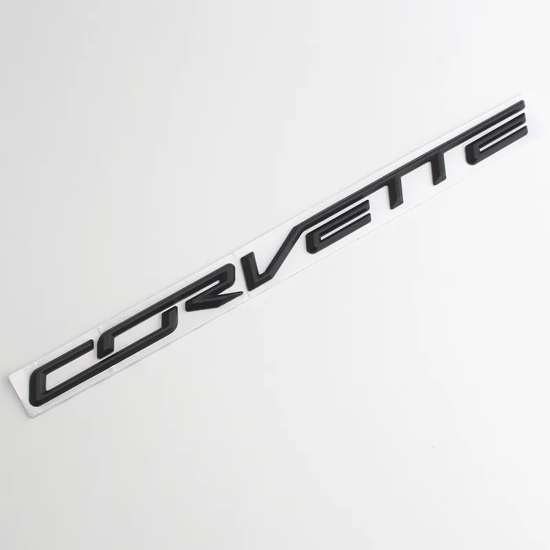 3d эмблема Corvette из металлического сплава для стайлинга автомобиля хромированная
