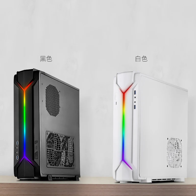 SilverStone Little Raven RVZ03 Mini ITX чехол с RGB контролем и поддержкой длинной
