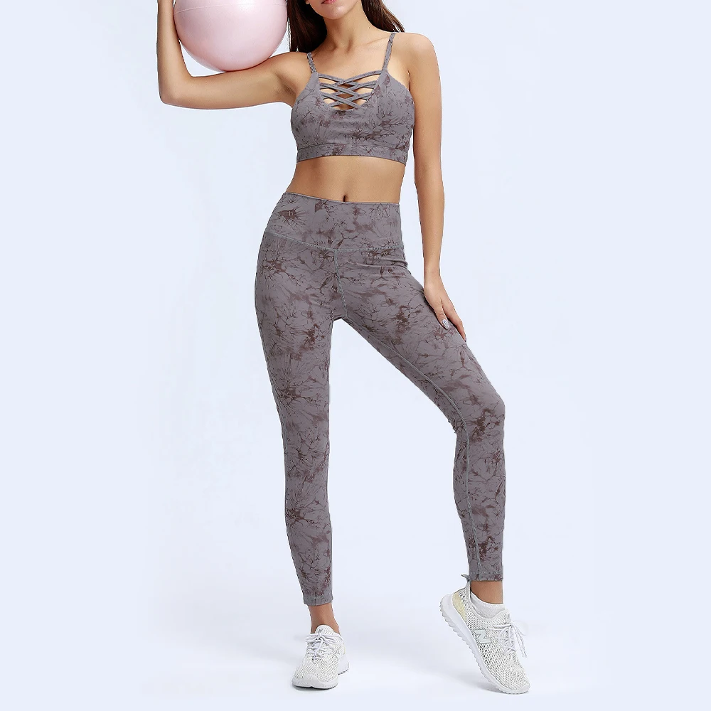 

Женский бесшовный комплект для йоги, фитнеса, бега