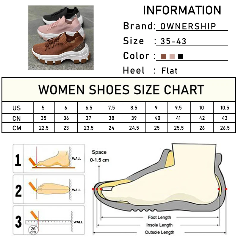 

Women Bling Mesh Platform Sneakers Ladies Lace Up Casual Vulcanized Female Wedges Sport Shoes Woman Comfort Footwear Plus Size