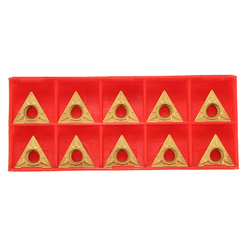 

10Pcs TCMT 16T304 CNC Lathe Metal Inserts for Steel Processing Milling