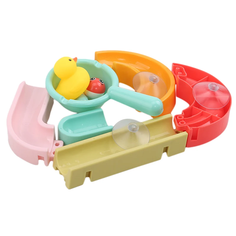 Детская игрушка для ванны на присоске Мраморная гоночная дорожка с орбитами
