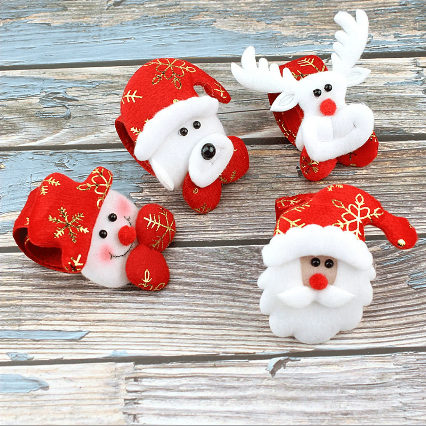 4 шт. Детский Браслет Санта-Клаус | Игрушки и хобби