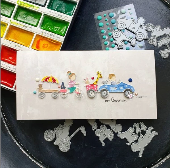 Металлические Вырубные штампы форма для вырезания различные детские украшения