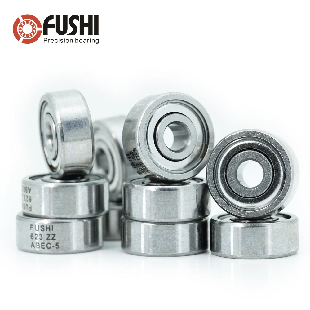 

623ZZ Bearing ABEC-5 10PCS 3x10x4 mm Miniature 623-2Z Ball Bearings 623 ZZ EMQ Z3V3 Quality