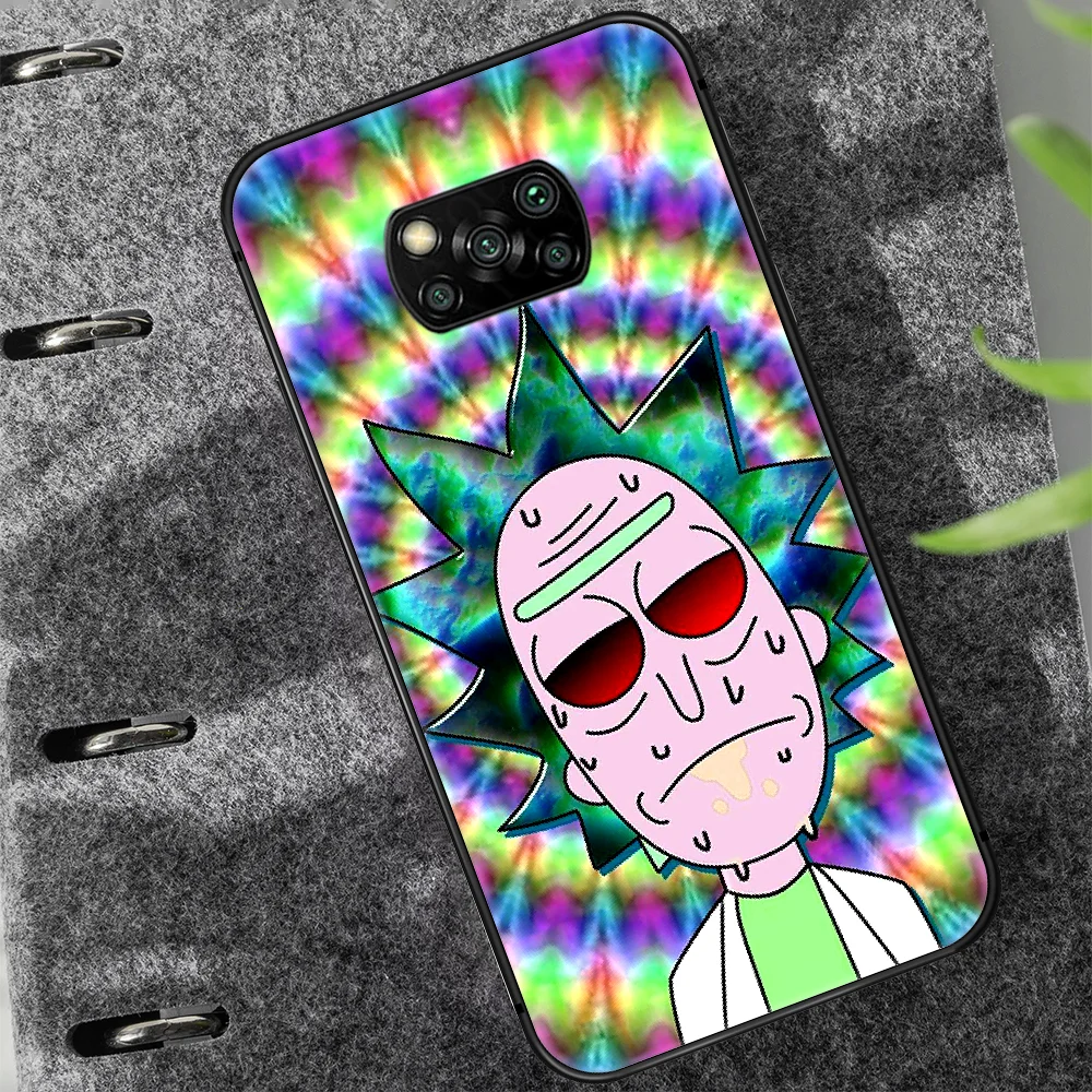 

Cartoon Rick Anime Morty Phone case Cover Hull For Xiaomi Mi A2 A3 8 9 9T Note 10 Se Lite Pro black Coque Soft Hoesjes Pretty