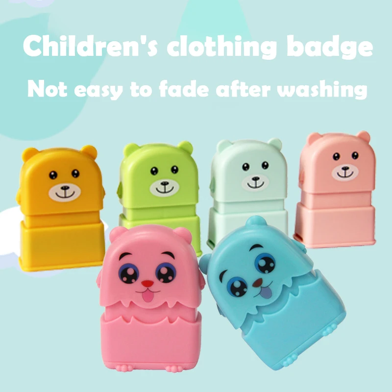 Customized Name Stamp Baby Boys Custom-Made Girls DIY Toys For Children Sticker Name Seal Student Clothes Chapter No Fade Gifts