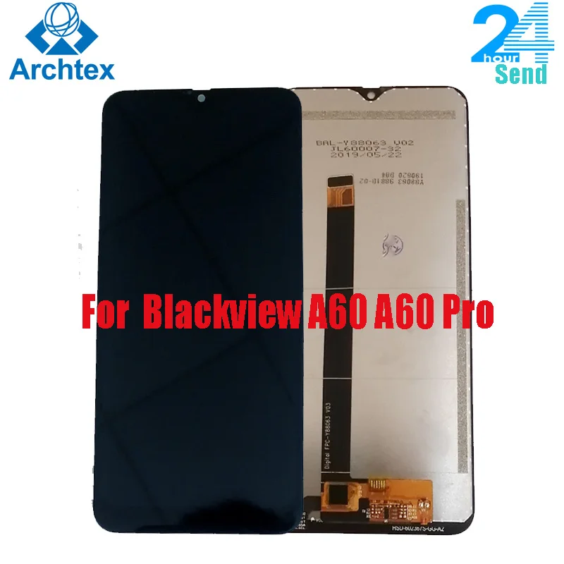 Для Blackview A60 100% Оригинальный ЖК-дисплей и TP кодирующий преобразователь сенсорного