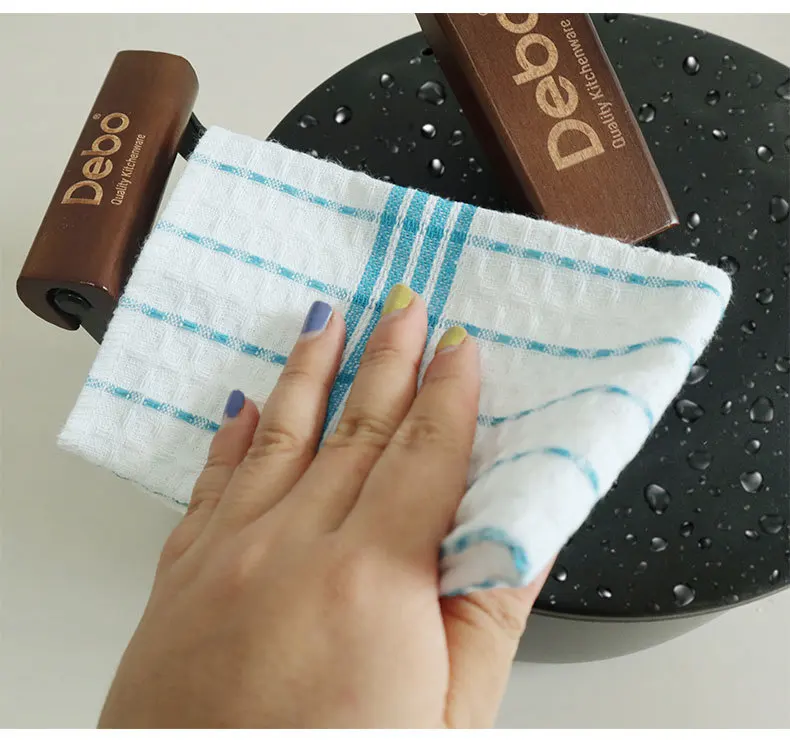 10 предметов хлопковые клетчатые плед Кухня салфетка Четыре цвета Полотенца