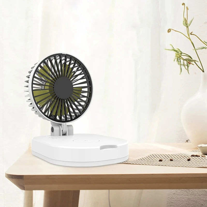 5000 мАч Usb небольшой вентилятор складной портативный мобильный мини беспроводной