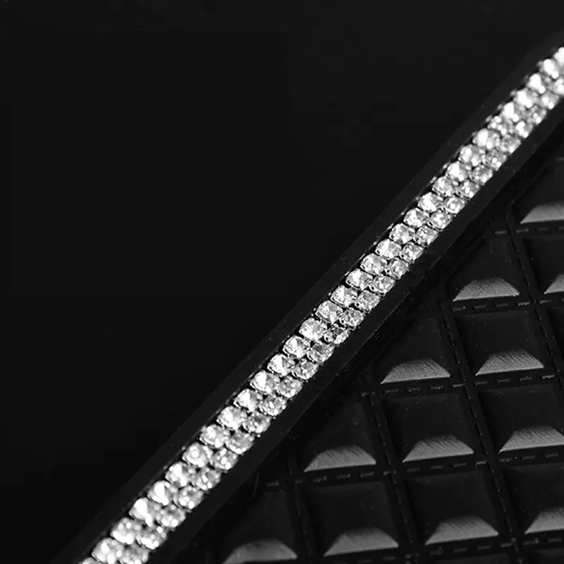 Нескользящий коврик с кристаллами и стразами для автомобиля блестящие стразы