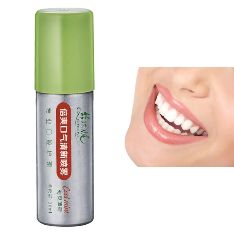 

20ml Breath Freshener Oral Spray Mint Bad Odor Halitosis Treatment Clean Mouth