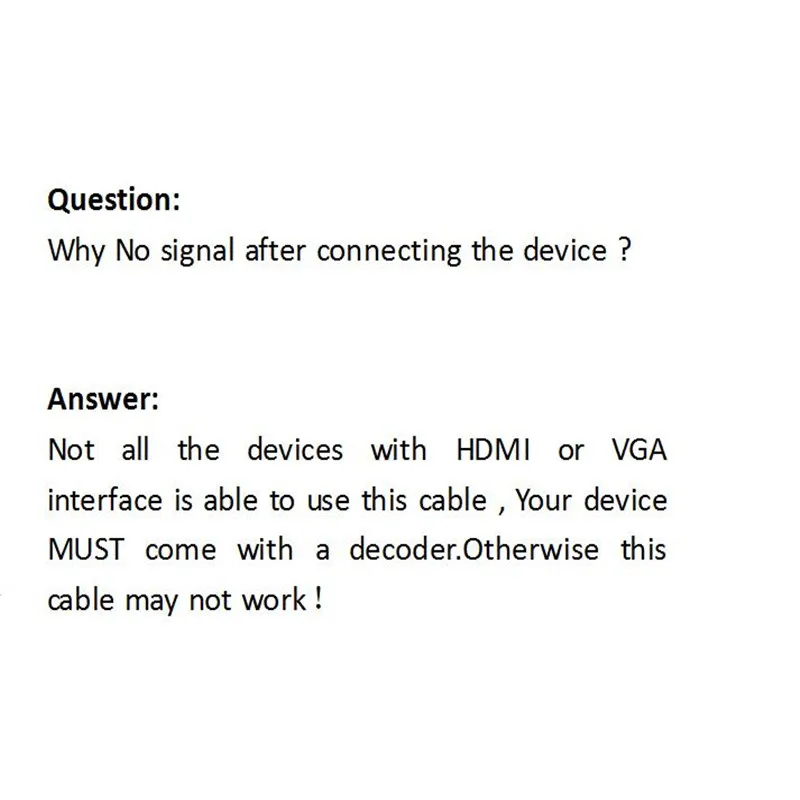 Fit For Device with Decoder 1.8/3.0M HDMI-compatible Cable To VGA Adapter 1080P Audio Converter HDMI-VGA Connector | Электроника