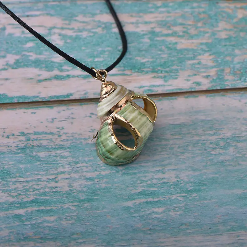 style 14 DIY Морское ожерелье Nautilus морской пляжный Декор натуральный Раковины ракушки Средиземноморский стиль морской раковины лучшие подарки для женщин - Цвет: style 14