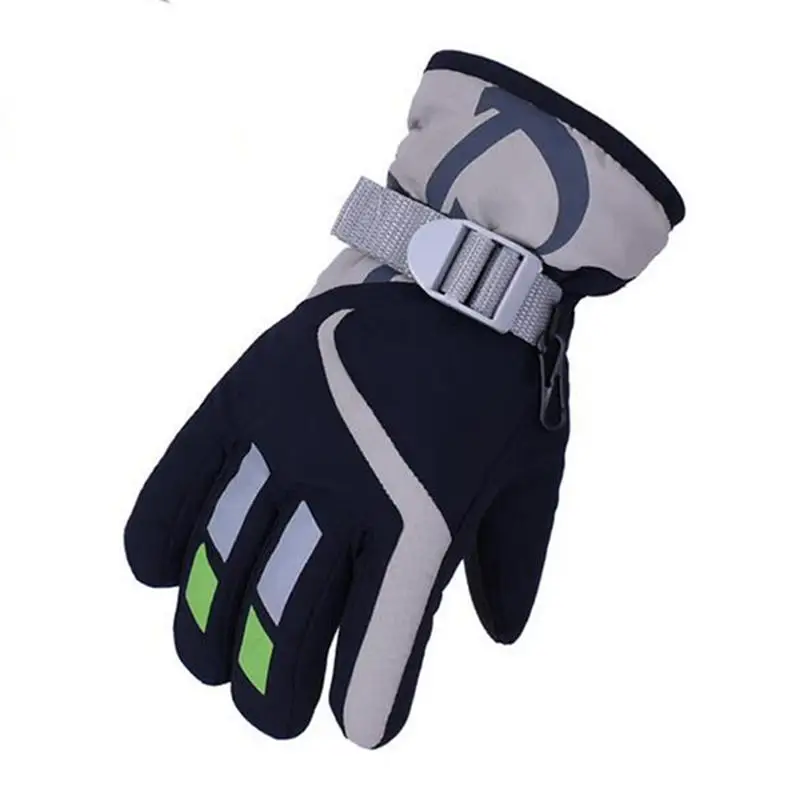 Kuulee 1 шт. перчатки Дети ветрозащитный водонепроницаемый для снега лыжные зимние