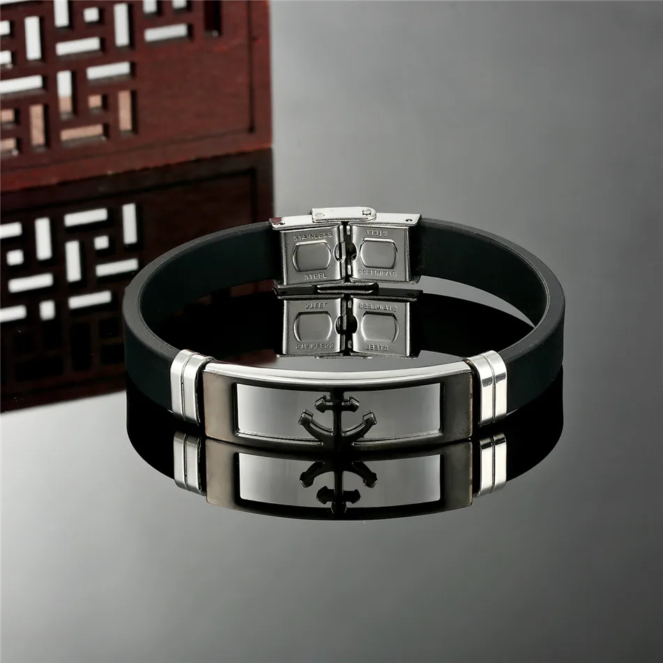 FGifter новые модные ювелирные изделия из силиконовой резины золотого цвета жизни