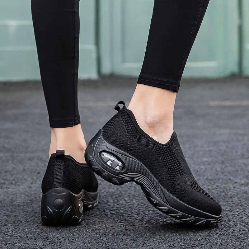 LIN KING/модные женские ботинки больших Размеры новые летние модные спортивные