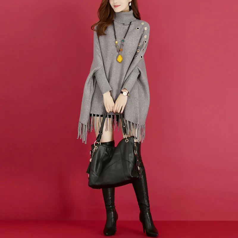 

Turtleneck Women Pullover Sweater Spring Jumper Knitted Basic Top Fashion Autumn Long Sleeve Korean Ladies Clothes 2020 Style