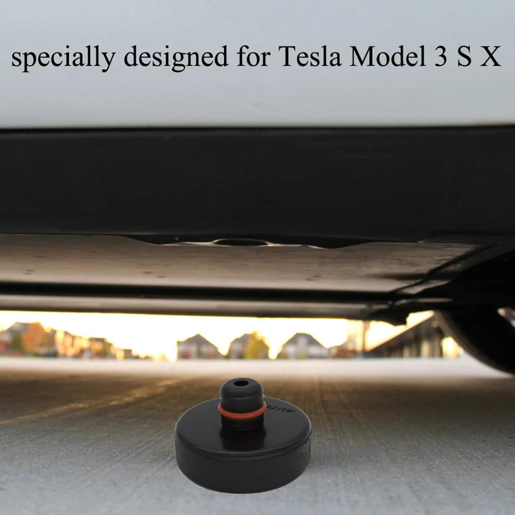 X4 Car Rubber Jack Pad Lifting Point Adapter Tool Storage Case Box Non-slip Support Frame Protector For Tesla Model X/S/3 Black |
