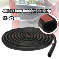 4m largesmall d shape car rubber seal sound insulation car door sealing strip weather strip for engine hood car boot