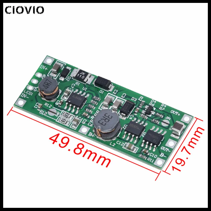 5 шт. DC-DC 5v блок питания 12V зарядный модуль Напряжение модуль повышающего преобразователя UPS источник бесперебойного питания управления