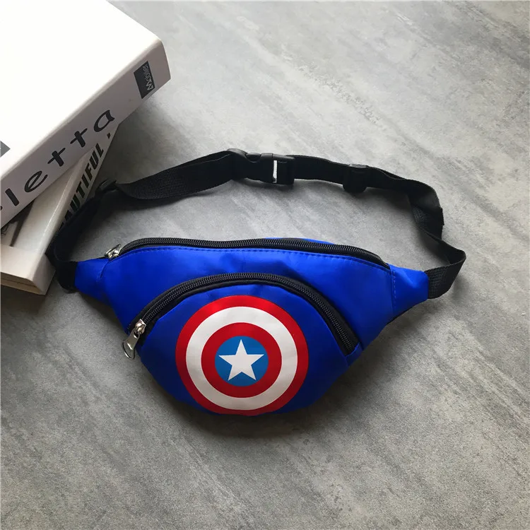 Детская поясная сумка Человек-паук Disney уличная спортивная с рисунком аниме Marvel