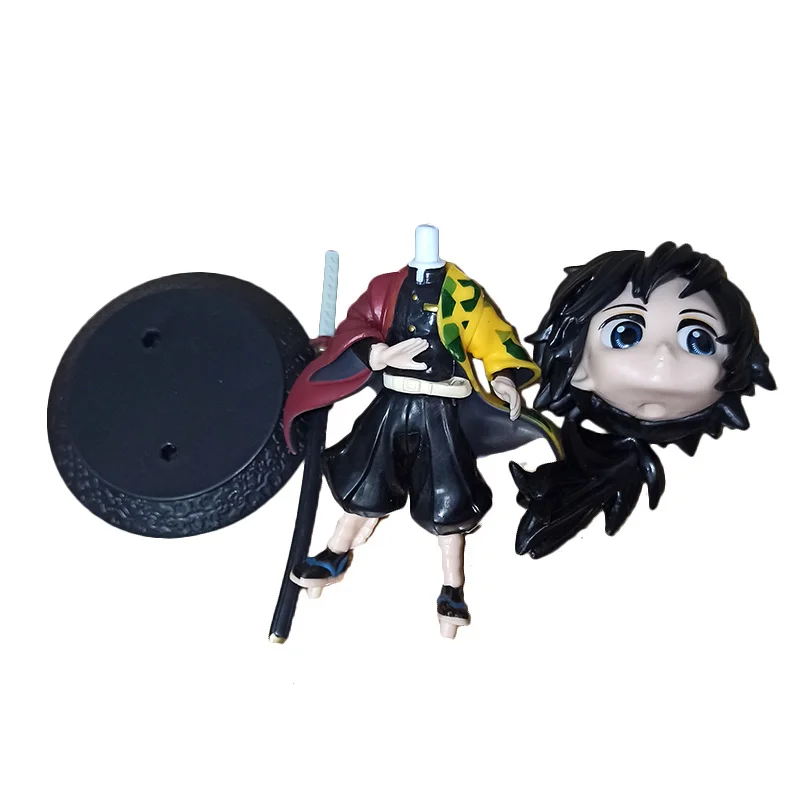 Qposket рассекающий демонов Rengoku Giyuu Аниме фигурки Akaza Tanjirou Nezuko Kimetsu No Yaiba кукла Inosuke