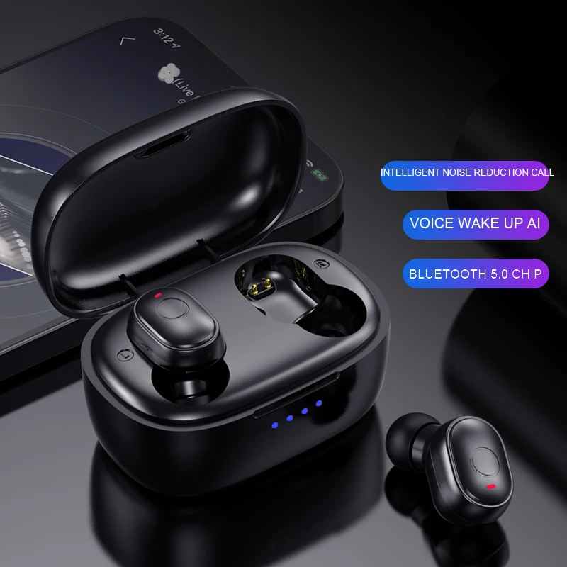 

TG911 TWS Bluetooth 5.0 Wireless Headset Digital Display Earbuds Deep Bass Earbud Sports Waterproof Earphone Charging Box