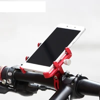 mountain bike motorcycle aluminum alloy adjustable phone holder suitable for 3 5 6 2 inch smart phone