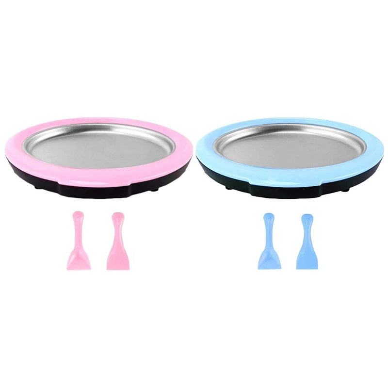 Машина для мороженого в рулоне Сковорода мгновенного приготовления с 2 шпателями