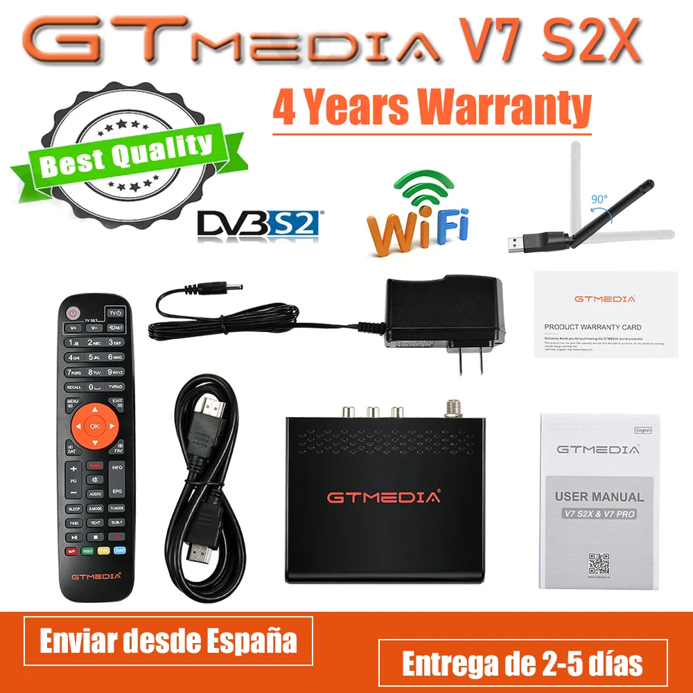 Спутниковый ресивер Gtmedia V7 S2X DVB-s2/S2X с USB Wifi FTA цифровой обновление gtmedia V7s hd Freesat V7S2X V8