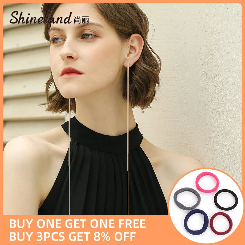 Shineland горячая Распродажа супер длинные цепи кисточки Висячие серьги женские