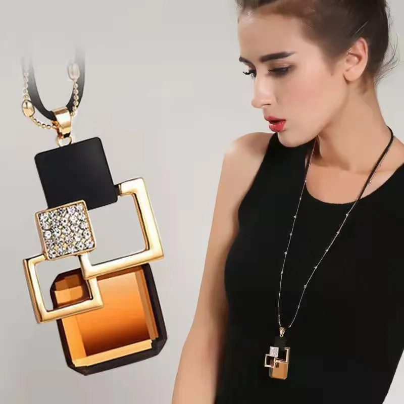 

Autumn Winter New Fashionable Pendant Restores Ancient Ways Long Necklace Dress Deserves To Act The Role Of Sweater Chain