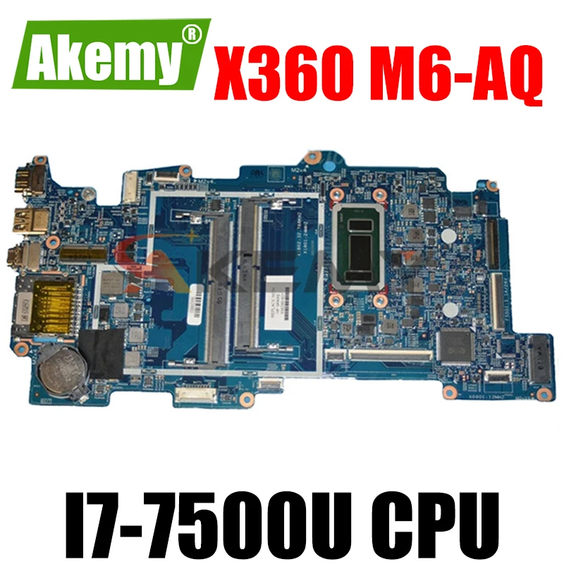 

858871-601 858871-001 аккумулятор большой емкости 15257-2N для HP X360 M6-AQ 15-AQ материнская плата портативного компьютера с SR2ZY i7-7500u Процессор 448.07N06.002N Проверк...