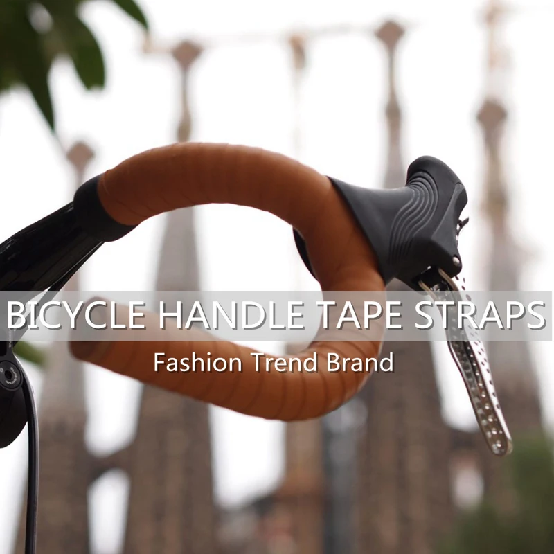 Новинка 2019 дышащая лента для руля дорожного велосипеда из искусственной кожи