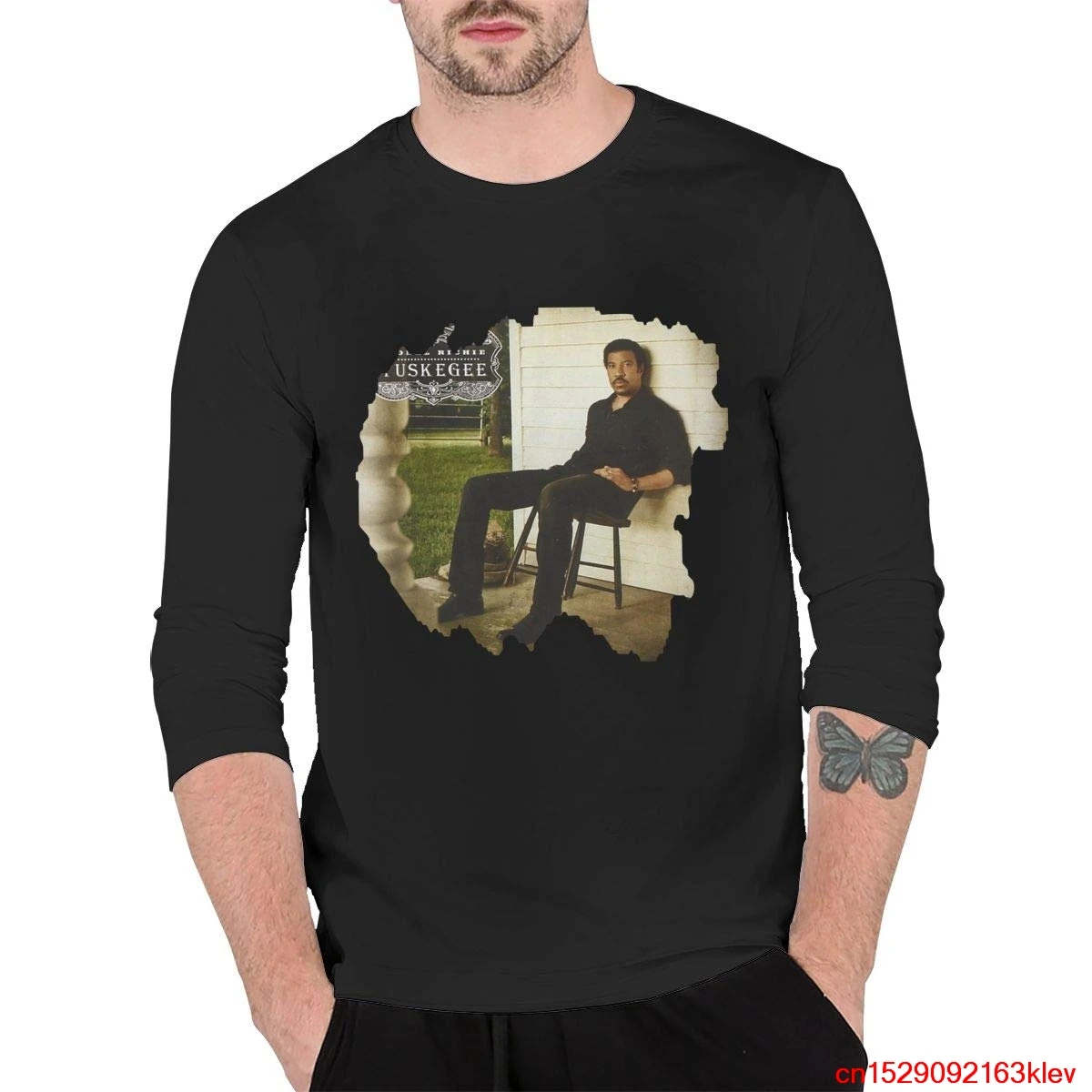 FGHFG Мужская s Lionel Richie Tuskegee футболка с длинным рукавом Черная унисекс wo футболка| |