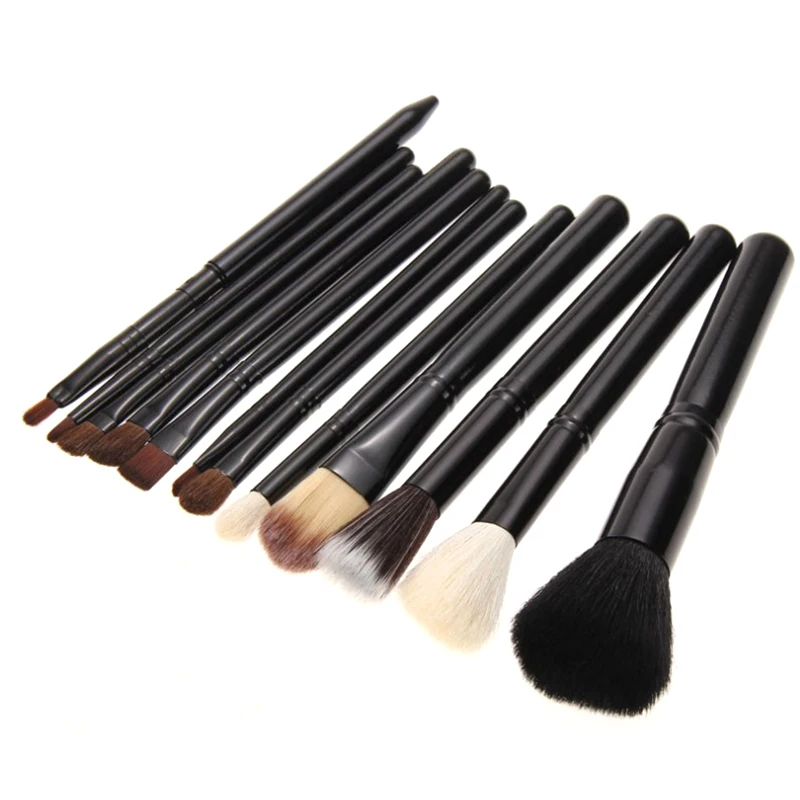 

12pcs Makeup Brush Eyeshadow Brush Blush Brush Cylinder Makeup Brush Set New
