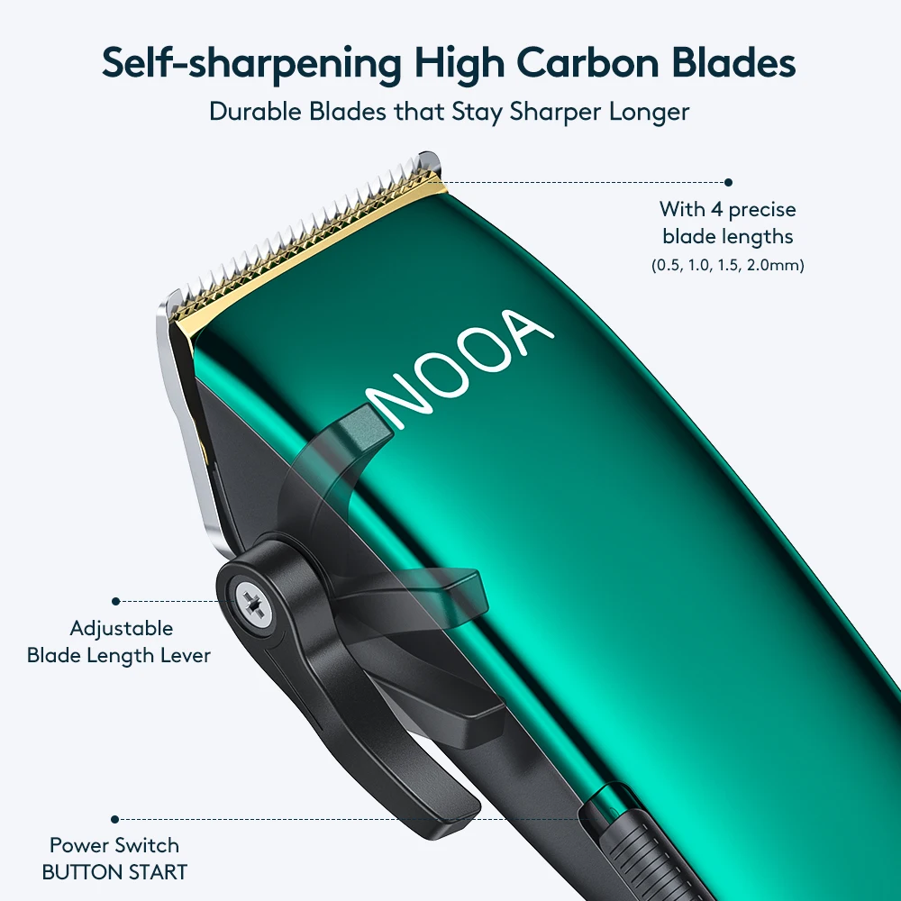 Перезаряжаемая электрическая машинка для стрижки волос NOOA профессиональный