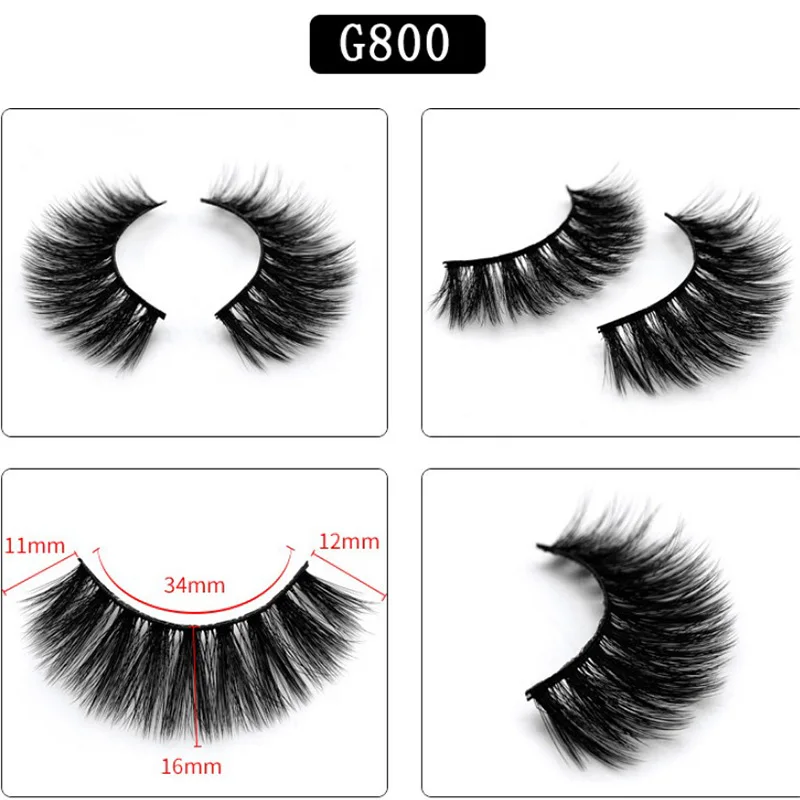 Ресницы 5 пар 3D норковые ресницы натуральные накладные Мягкие Накладные из норки