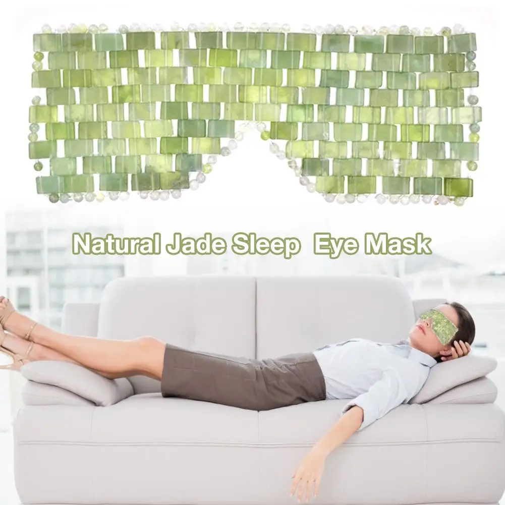 Маска для сна из натурального нефрита и повязка на глаза маска глаз