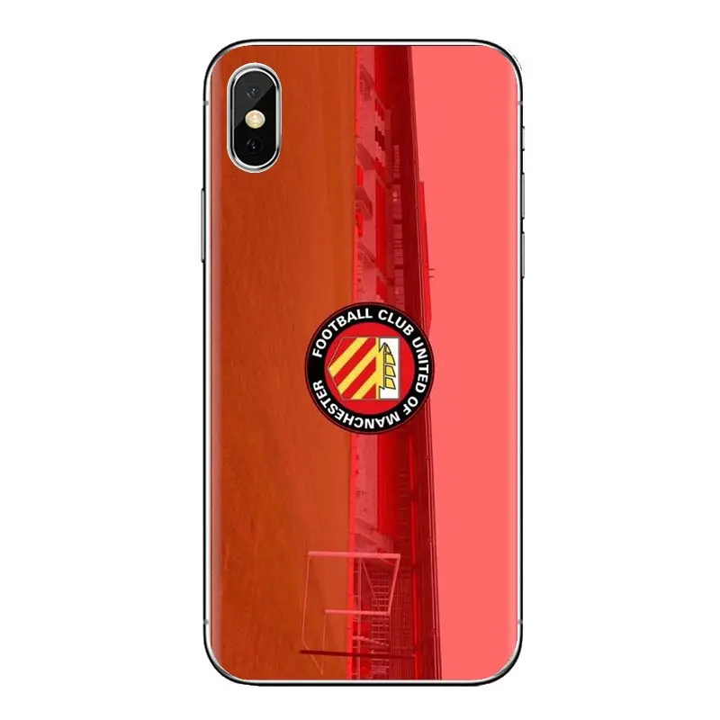 FC united of manchester Logo For Xiaomi Redmi 4 3 3S Pro Mi3 Mi4 Mi4i Mi4C Mi5 Mi5S Mi Max Note 2 Silicone Phone Shell Cover |