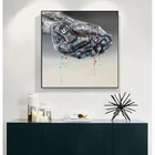 Граффити уличное искусство холст живопись абстрактные руки плакаты домашний декор Волшебная Настенная картина для гостиной комнатные украшения