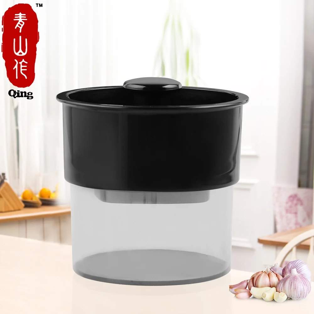Qing Новый кухонный помощник разделяемый пластиковый пресс для чеснока ручные
