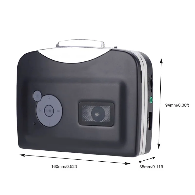 ezcap 230 usb cassette tape player tape to mp3 recording music into usb flash drive adapter music usb cassette player converter free global shipping