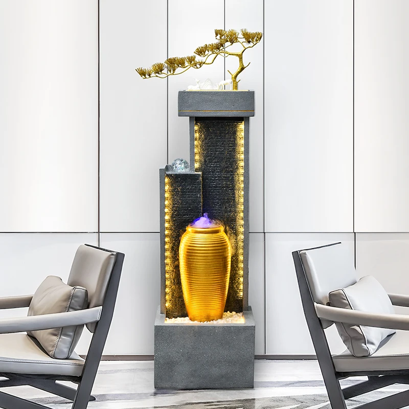 

TT Современные Простые петли для водяного фонтана, украшения для пола, для дома, гостиной, коридора, украшение в подарок